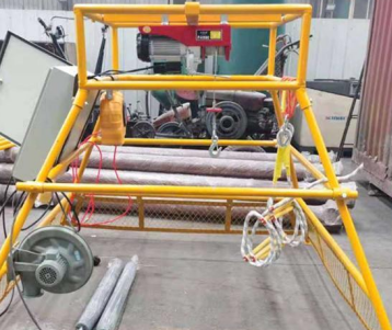 基坑作業一體機用什么型號的鋼絲繩電動葫蘆