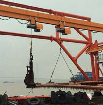 鋼絲繩電動葫蘆為維修船舶機艙行車出力