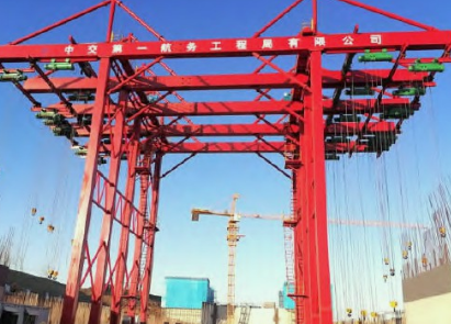 移動模架上怎么懸掛鋼絲繩電動葫蘆吊點