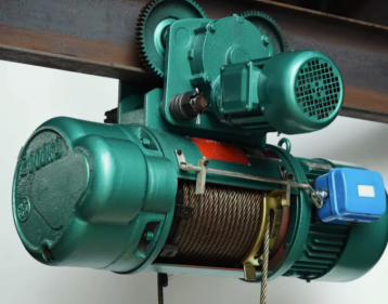 圓柱轉子平面制動電機在鋼絲繩電動葫蘆上的應用效果